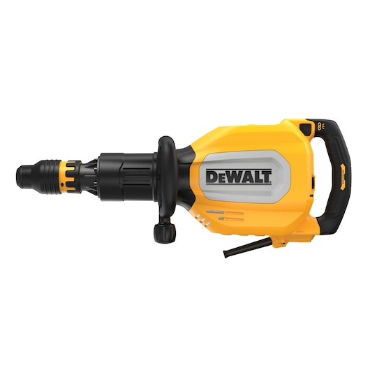 A yellow and black DEWALT demolition hammer, model D25911K, shown on a white background.