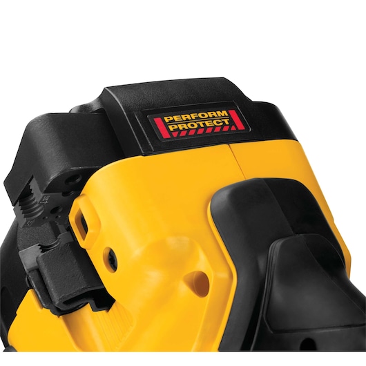 Close up of Threaded Rod Cutter featuring the Perform and Protect stamp